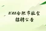 2022合肥市政府办公室社会招聘公告