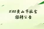 2022黄山市市民服务中心社会招聘公告