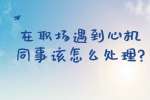 安徽职场人际关系：在职场遇到心机同事该怎么处理?