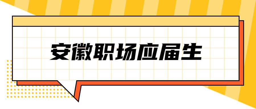 安徽职场应届生