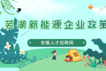 在芜湖新能源企业有什么政策补贴吗？